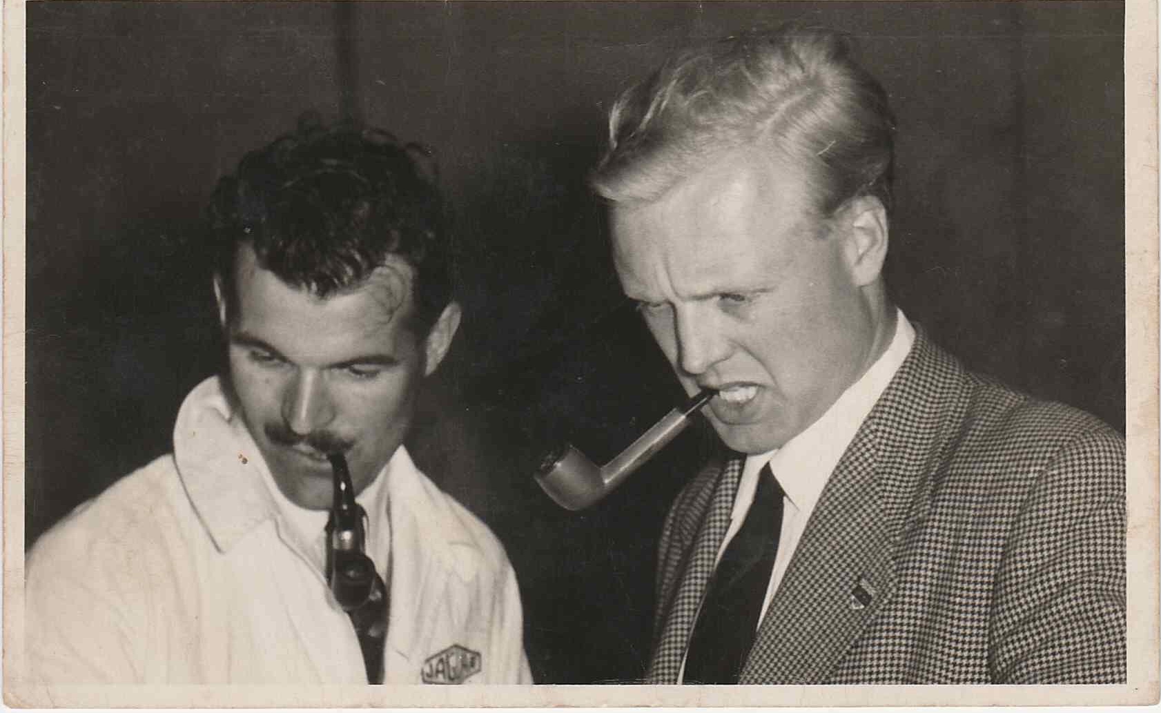 Len Hayden &         Mike Hawthorn 1958