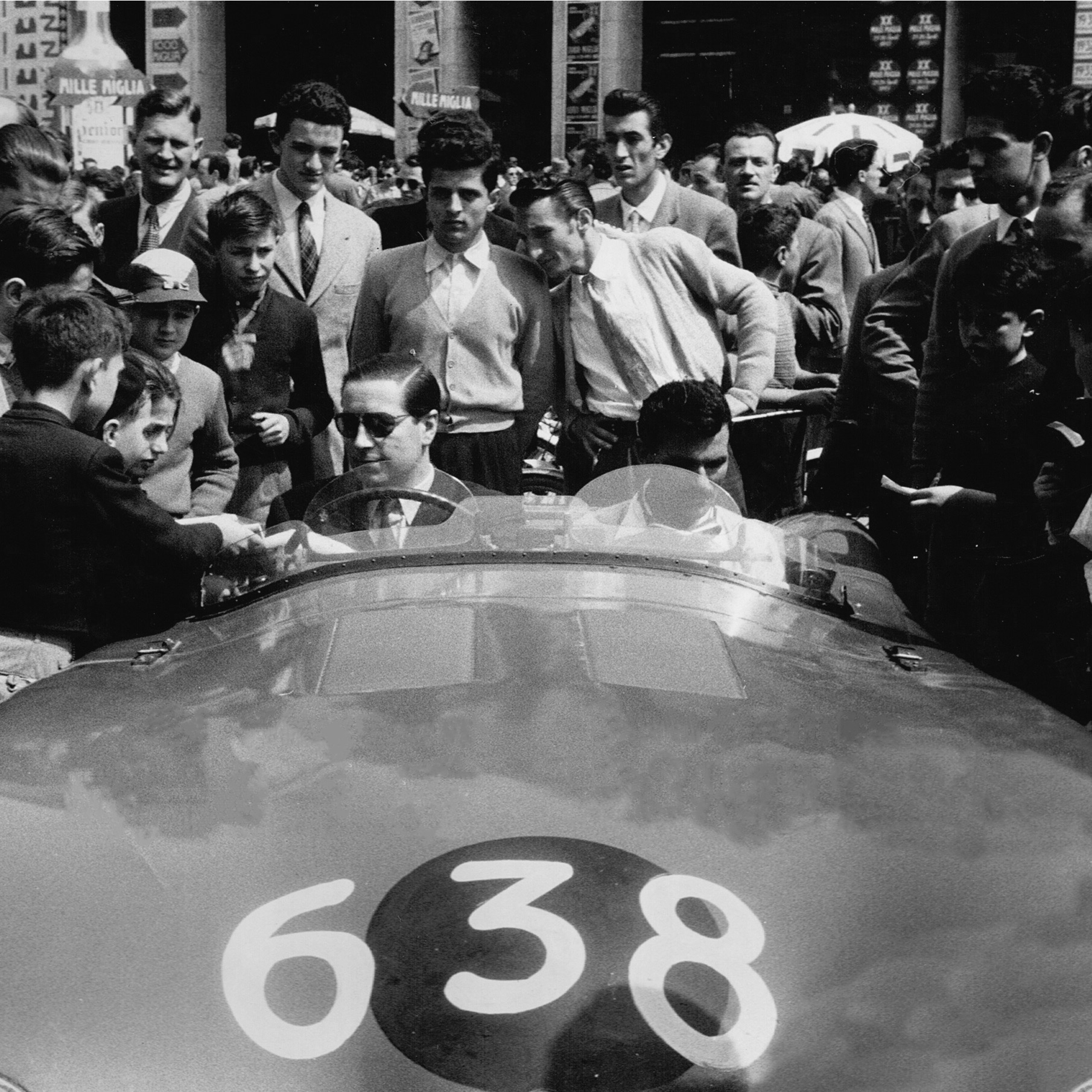 Tony Rolt & Len Hayden - 1955 Mille Miglia